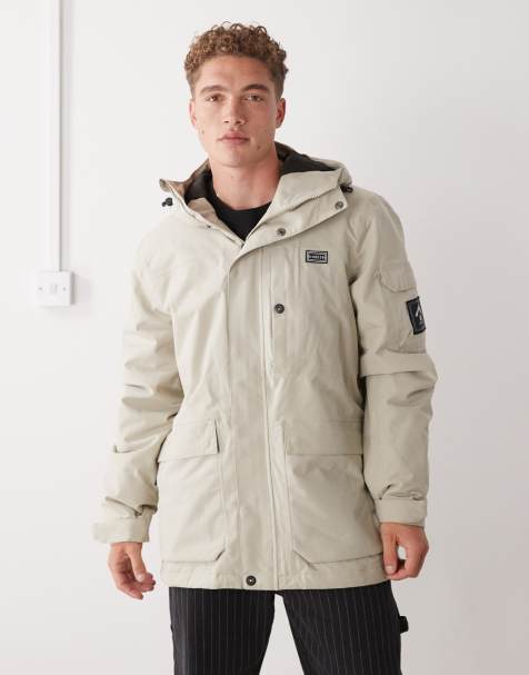 Dare 2b Twin tip waterproof jacket in beige - view 1