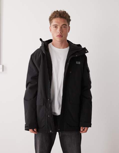 Dare 2b Twin tip waterproof jacket in black - view 1