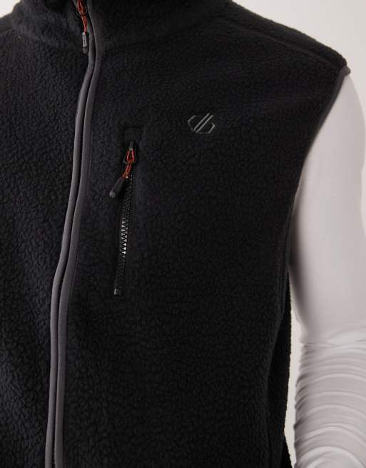 Dare 2b - Veste sans manches en imitation peau de mouton à fermeture éclair - Noir, 5 de 5