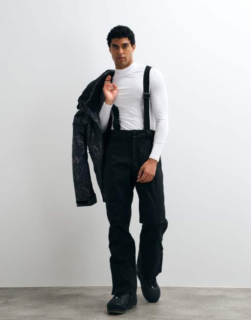 Dare 2b Waterproof achieve iii salopettes in black, 4 of 5