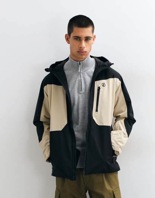 Dare 2b Waterproof eagle iv insulated jacket in black white pepper, 2 of 5