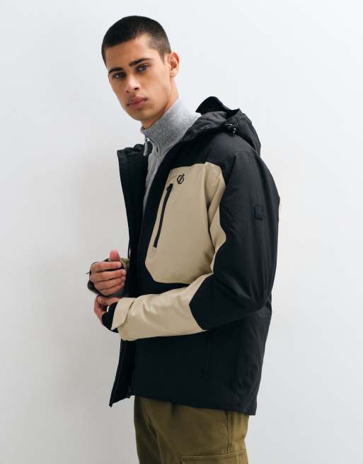 Dare 2b Waterproof eagle iv insulated jacket in black white pepper, 4 of 5