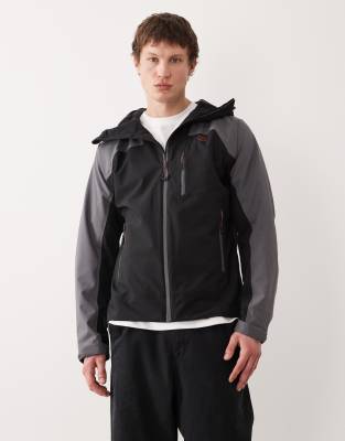 Dare 2b Waterproof hooded torrek iii jacket in magnet-Grey