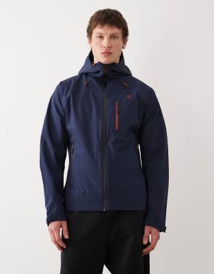 Dare 2b Waterproof hooded torrek iii jacket in navy-Blue