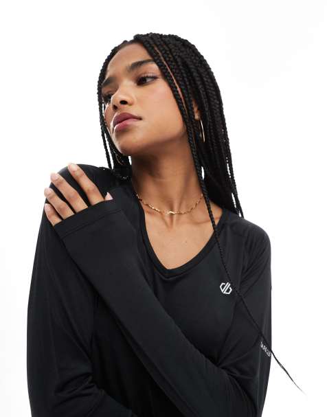 Dare 2b Women's Discern Lightweight T-Shirt in Black - view 1