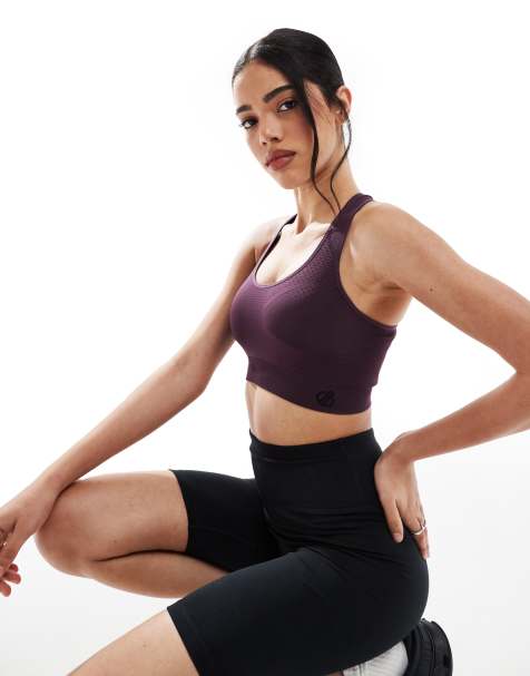 Dare 2b Women's Don't Sweat It III Sports Bra in Purple