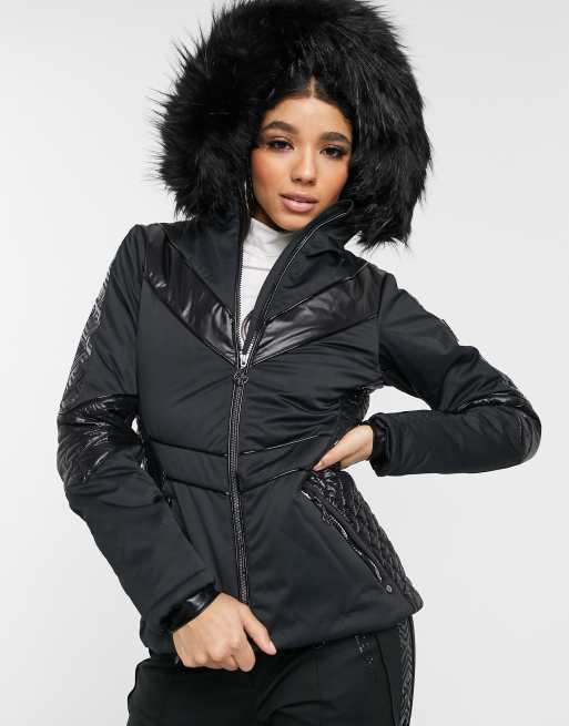 Dare 2b X Julien Macdonald Emperor ski jacket in black