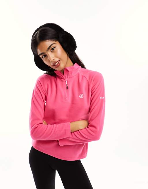 Dare2B 1/4 length zip Fleece in Pink