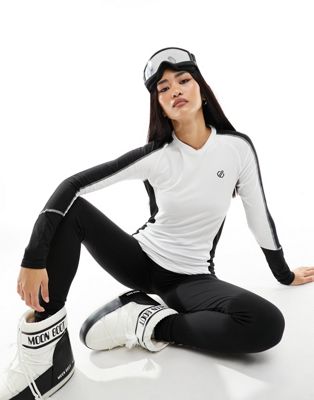 Dare2B base layer with anti-bacterial treatment in Black and White - ASOS Price Checker