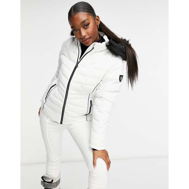 Buy Dare 2b White Glamorize II Waterproof Embellished Ski Jacket from Next  Luxembourg