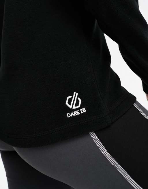 Dare2B - Pile nero con zip corta, 2 di 4