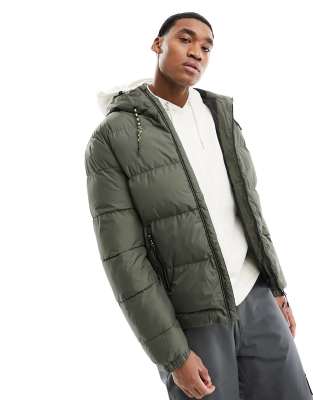 Dare2B Waterproof Insulated ski jacket in Green Lichen | ASOS