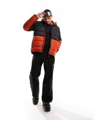Dare2B Waterproof Insulated ski jacket in orange and black