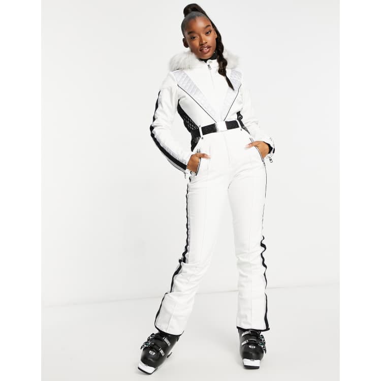 Sucediendo Ensangrentado Capilares Dare2b X Julien MacDonald ski suit in white | ASOS