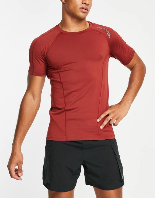 Dark Future - Active - Muscle fit T-shirt met mesh paneel