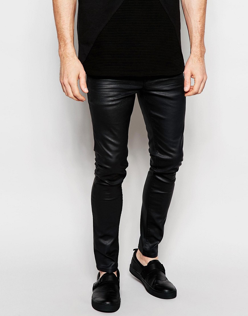 Dark Future — Sorte jeans med ekstra smal pasform