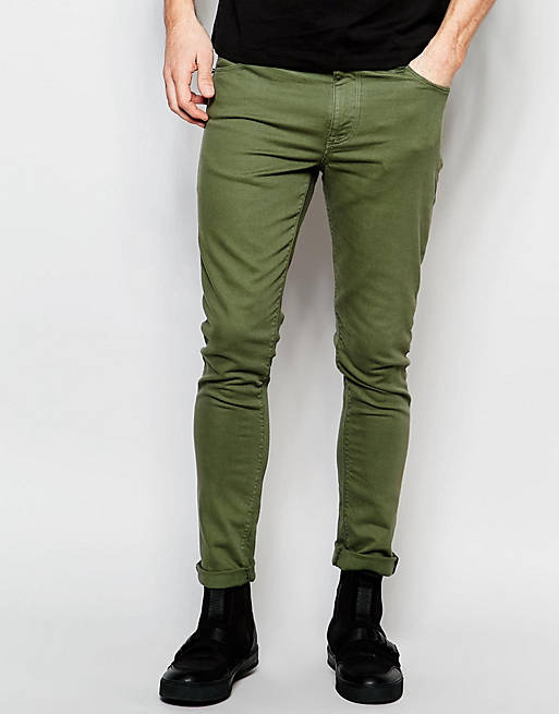 Dark Future Super Skinny Jeans In Green | ASOS