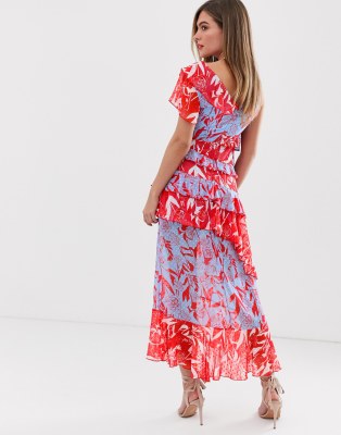 pink and red dress asos