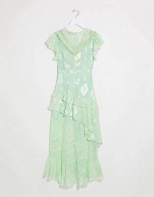 asos mint green dress