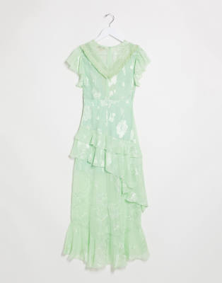 asos mint green dress