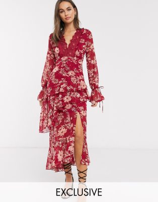 belle mono jacquard dress