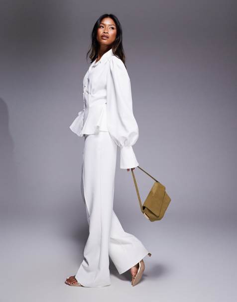 Daska - Elegante co-ord set in wit - view 1