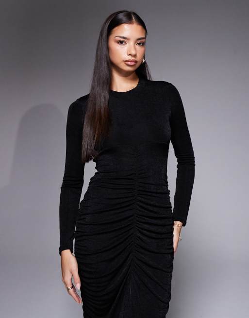 chinese dress ladies Black Body Heat Print Sleeveless Maxi Dress main image 1