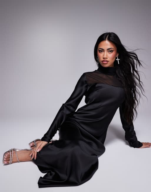 Shop Smocked sheer tulle tiered dress | eShakti