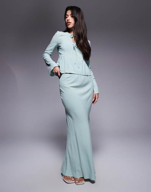 Daska linen blouse co-ord  in sage, 4 of 4