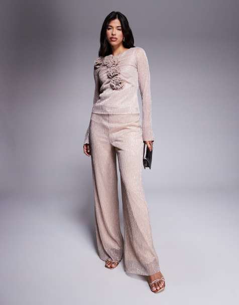 Daska mesh set in soft gold - view 1