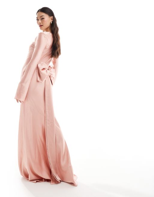 sachin and babi light blue dress Long Sleeve Dusty Pink Dress main image 1