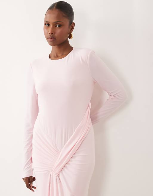 tie waist maxi dress Women's Cotton Modal Sleeveless Waist Maxi Dress is made with our ultra Glamorous Drop Waist Open Tie-Back