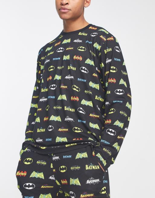 Dc Comics Batman Adult Pajamas Superhero Costume Men DC Comics