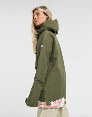 DC Riji Snow Jacket Olive Night | ASOS