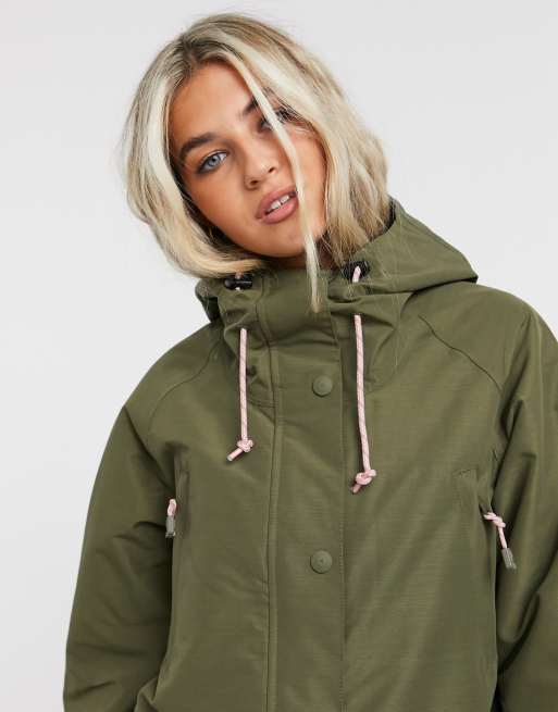 DC Riji Snow Jacket Olive Night