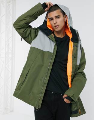 asos snow jacket
