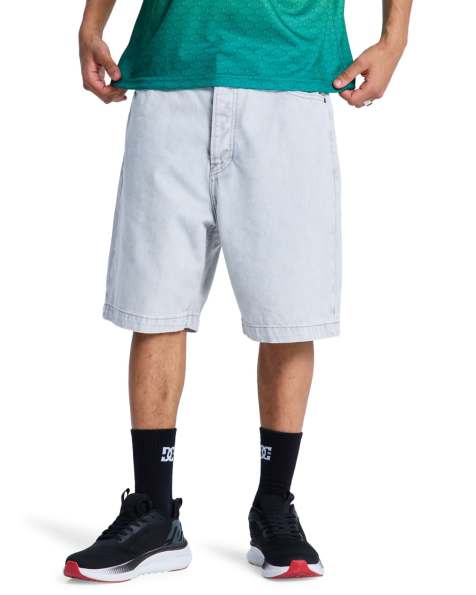 DC Shoes Baggy denim shorts in wild dove - view 1