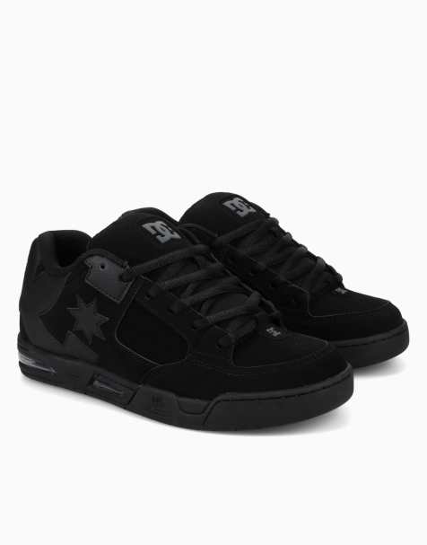 DC Shoes Command leather trainers in black - view 1