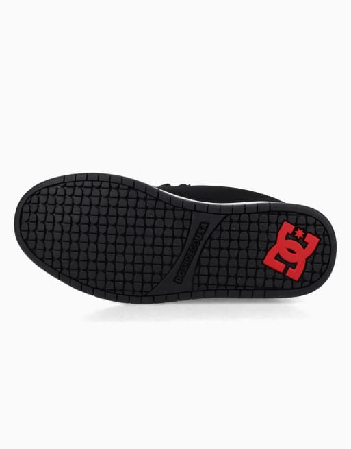 DC Shoes - Court Graffik - Baskets en cuir - Noir/gris/rouge, 2 de 4