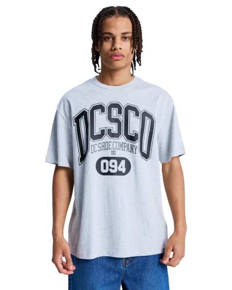 DC Shoes Elective short sleeve t-shirt in light heather grey - view 1