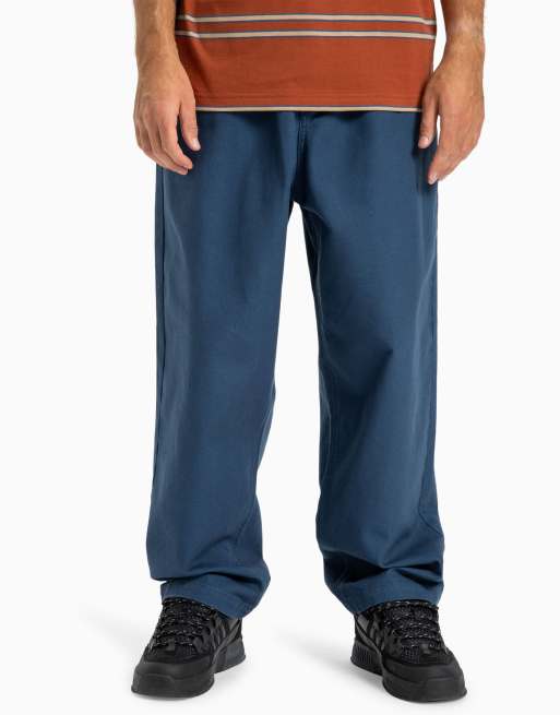 DC Shoes – Framed – Hose in dunklem Jeansblau mit elastischem Bund