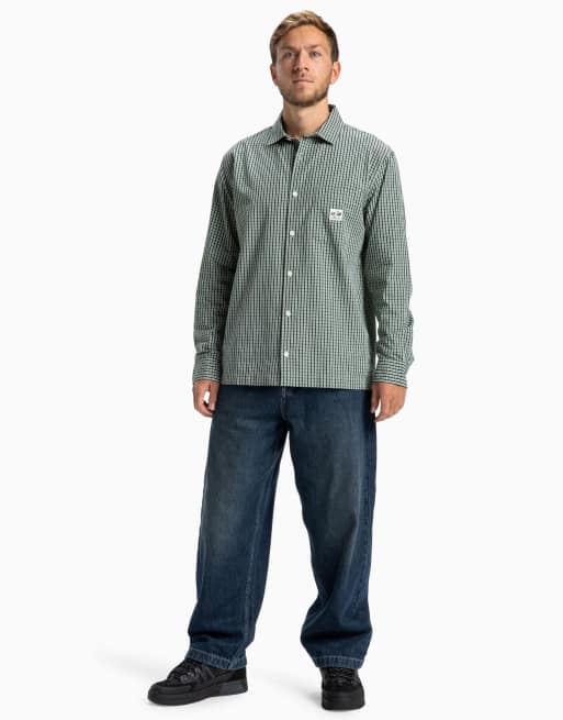 DC Shoes – Game On – Langärmliges Shirt in Gelbkiefer-Grün, 4 von 4
