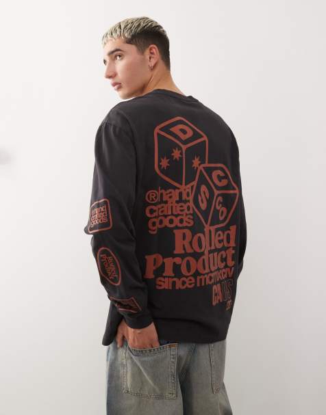 DC Shoes Hi rolling hls long sleeve t-shirt in black - view 1