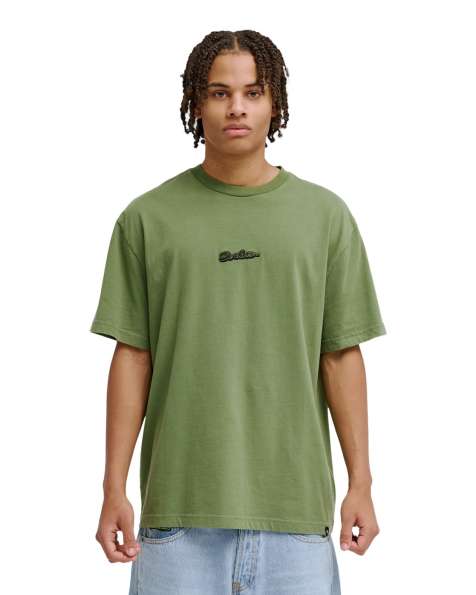 DC Shoes – Melted Core – Kurzärmliges T-Shirt in Bronze-Grün - view 1