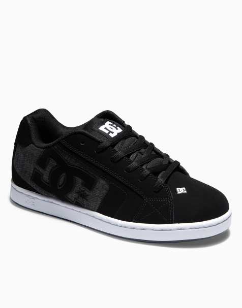 DC Shoes - Net - Baskets en cuir - Noir et armure - view 1
