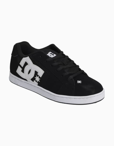DC Shoes – Net – Sneaker aus Leder in Schwarz/Weiß - view 1