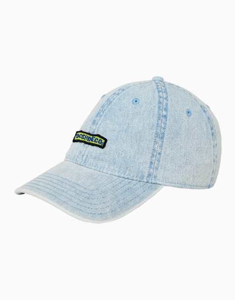 DC Shoes Patch it strapback cap in blue fog - view 1