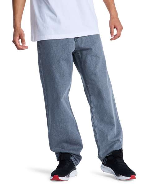 DC Shoes Relaxed straight fit jeans in medium grey