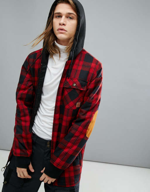 Flannel snowboard outlet jacket