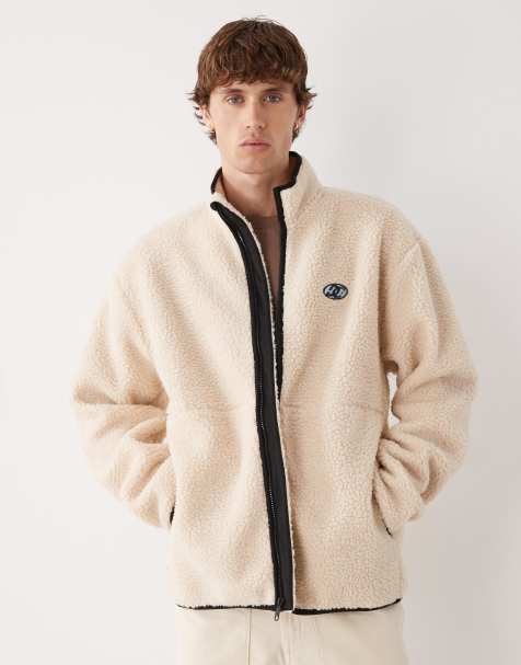 DC Shoes Vault zip polar fleece in oatmeal - view 1